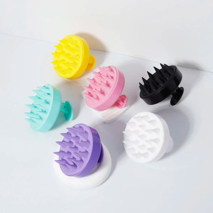 Silicone Scalp Massage Shampoo Brush